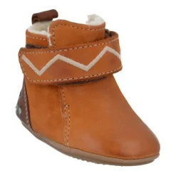 babyschoenen cognac
