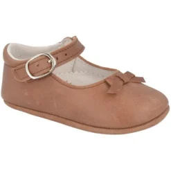 babyschoenen cognac