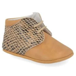 babyschoenen cognac