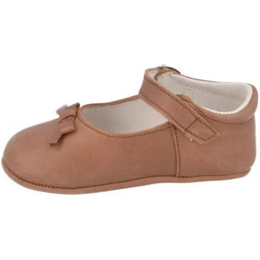 babyschoenen cognac