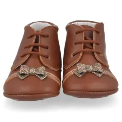 babyschoenen cognac