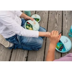 boterhamdoos lichtblauw