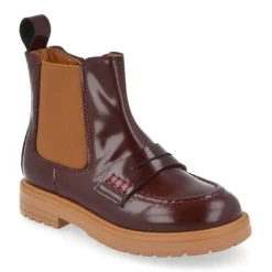 laarzen kort bordeaux