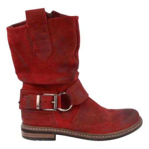 laarzen kort rood