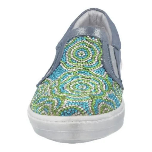 moccasin blauw