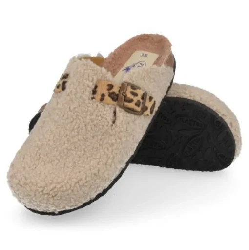 Pantoffels beige