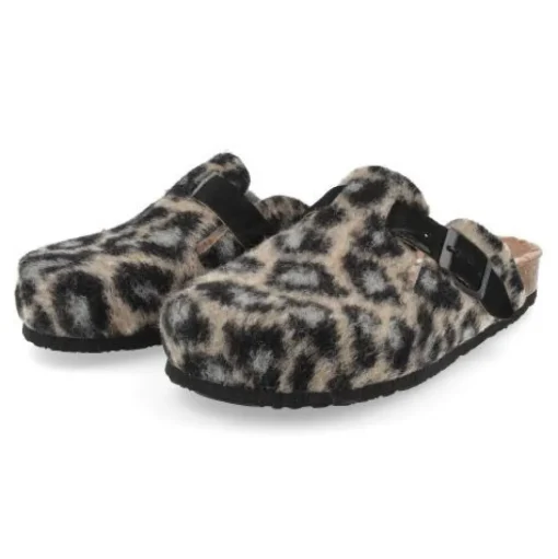 Pantoffels bruin