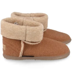 Pantoffels cognac