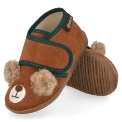 Pantoffels cognac