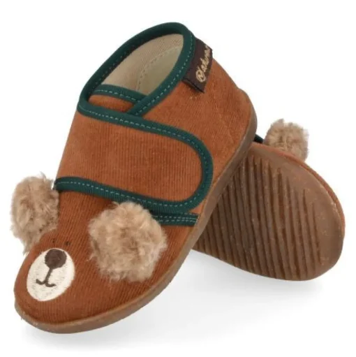 Pantoffels cognac