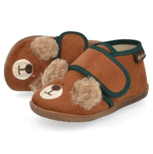 Pantoffels cognac
