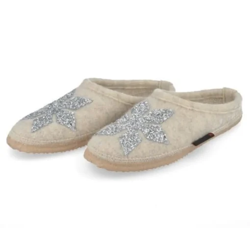 Pantoffels ecru