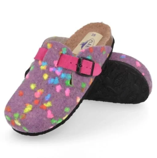 Pantoffels fuchia
