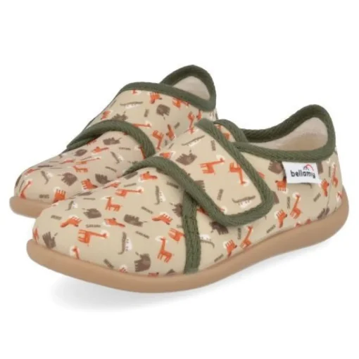 Pantoffels kaki