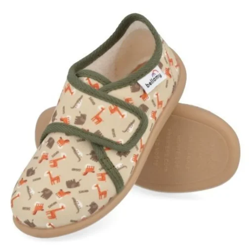 Pantoffels kaki