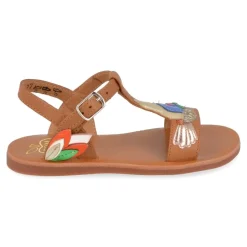 sandalen cognac