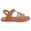 sandalen cognac