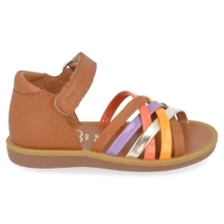 sandalen cognac