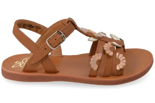 sandalen cognac