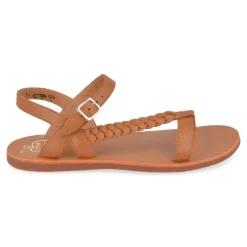 sandalen cognac