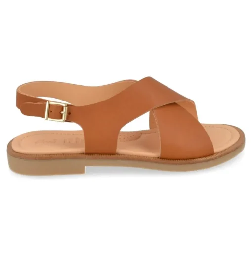 sandalen cognac