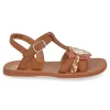 sandalen cognac