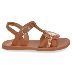 sandalen cognac