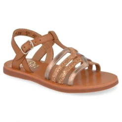 sandalen cognac
