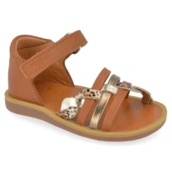 sandalen cognac