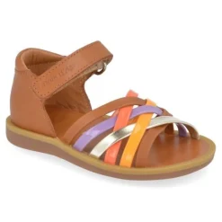 sandalen cognac