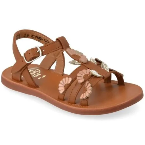 sandalen cognac