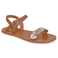sandalen cognac