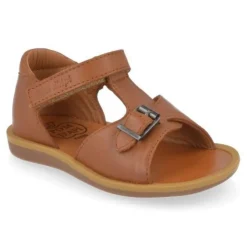 sandalen cognac