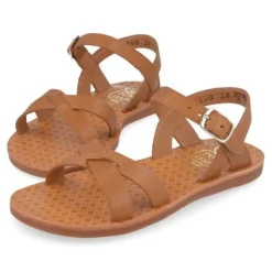 sandalen cognac
