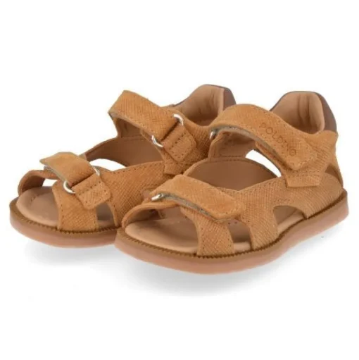 sandalen cognac