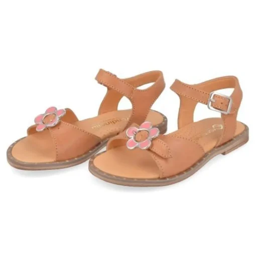 sandalen cognac