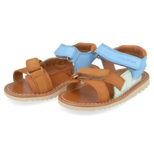 sandalen cognac