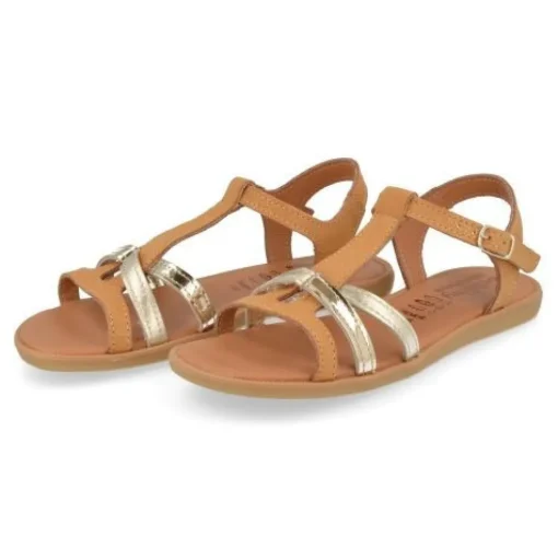 sandalen cognac
