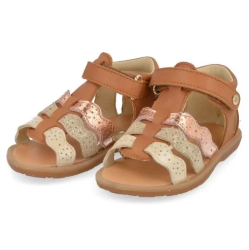 sandalen cognac