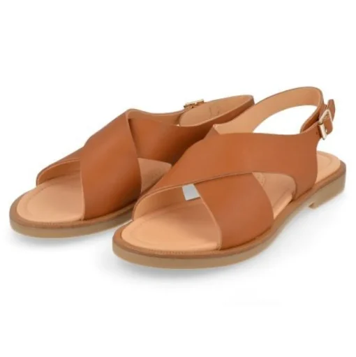 sandalen cognac