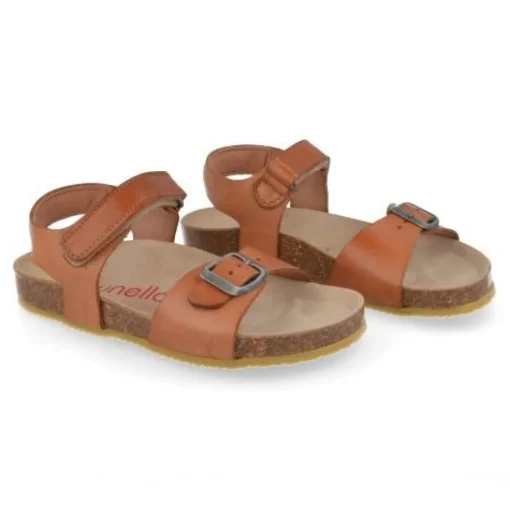sandalen cognac