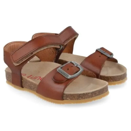 sandalen cognac