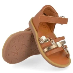 sandalen cognac