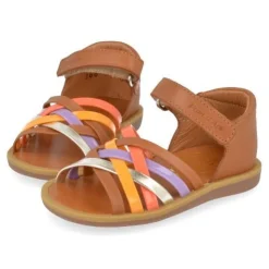 sandalen cognac