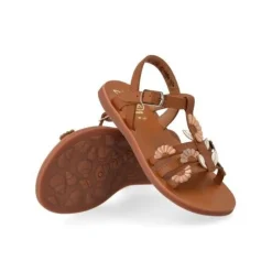 sandalen cognac