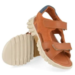 sandalen cognac