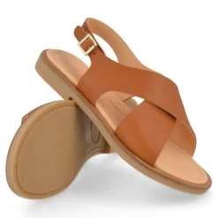 sandalen cognac