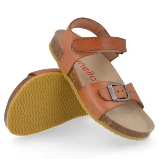 sandalen cognac