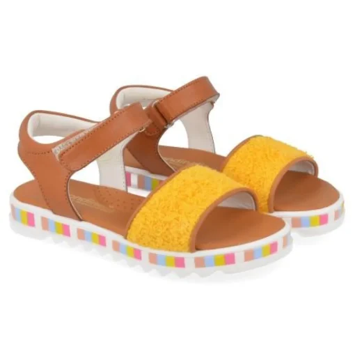 sandalen cognac