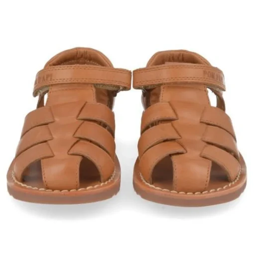 sandalen cognac